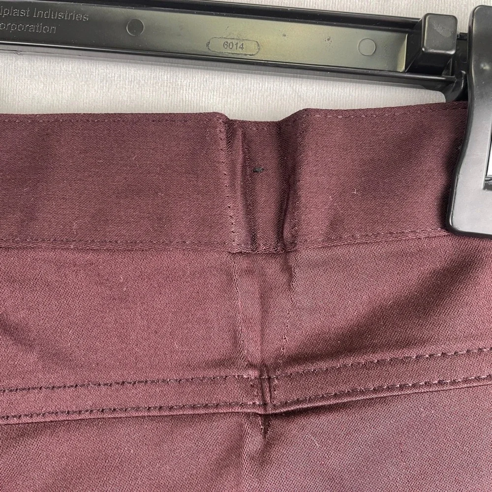 Zara Man Basic Collection Burgundy Slim Five Pocket Pants Mens USA 34 Euro Sleek
